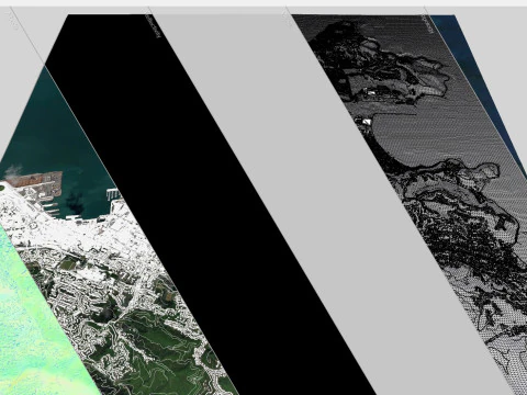 Paesaggio urbano Wellington Nuova Zelanda Modello 3D