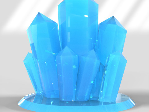 Cristal baixo-poli Modelo 3D