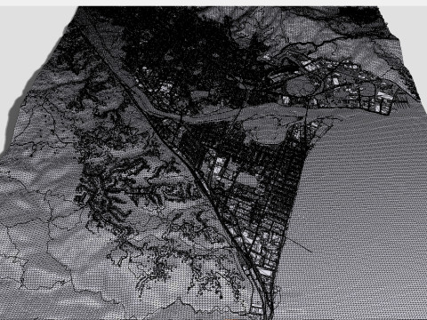 Paesaggio urbano Lower Hutt Nuova Zelanda Modello 3D