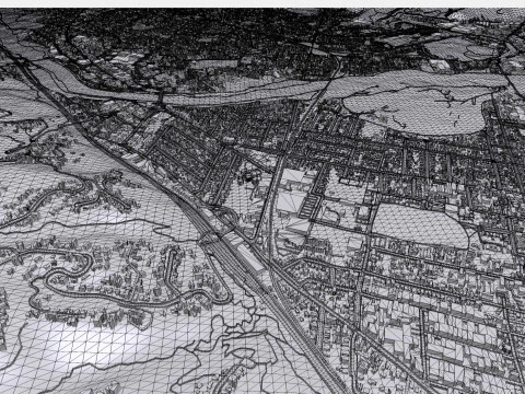 都市景観ローワーハットニュージーランド 3Dモデル