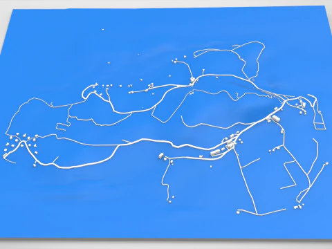 Isola Nord Hidle Norvegia Modello 3D