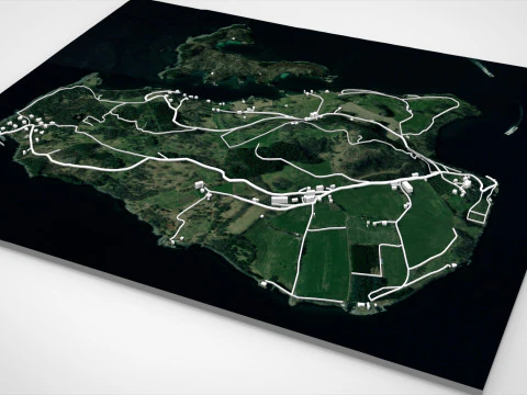 Isola Nord Hidle Norvegia Modello 3D