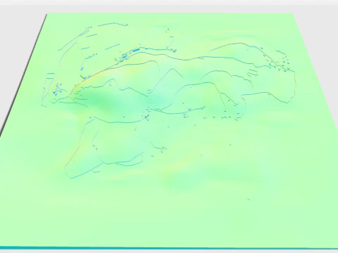Isola Nord Hidle Norvegia Modello 3D