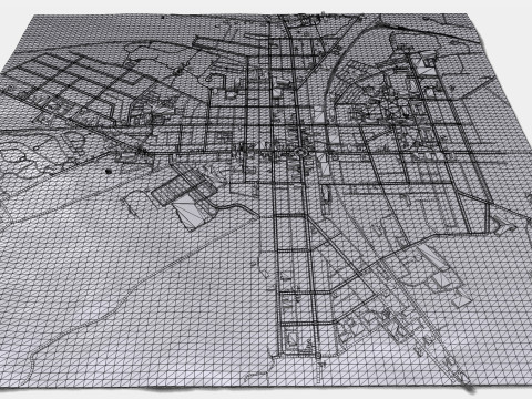 Paesaggio urbano Gettysburg Pennsylvania USA Modello 3D