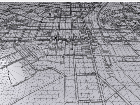 Paesaggio urbano Gettysburg Pennsylvania USA Modello 3D