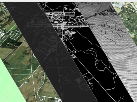 Pemandangan Kota Gettysburg Pennsylvania AS Model 3D