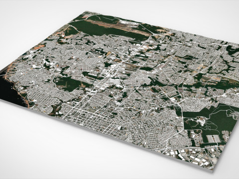 Stadsgezicht Manaus Brazili&euml; 3D Model