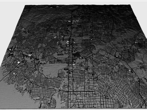 Stadsgezicht Manaus Brazili&euml; 3D Model