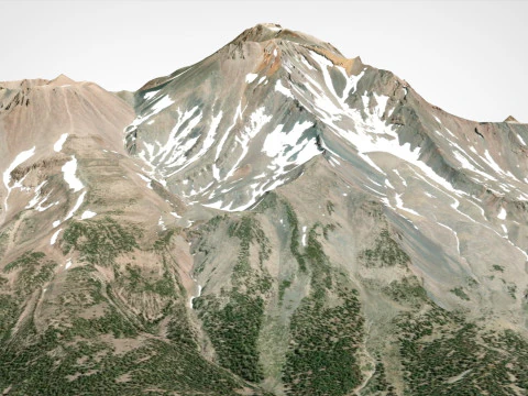 Monte Shasta California Stati Uniti Modello 3D