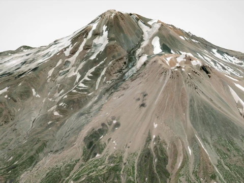 Monte Shasta California Stati Uniti Modello 3D