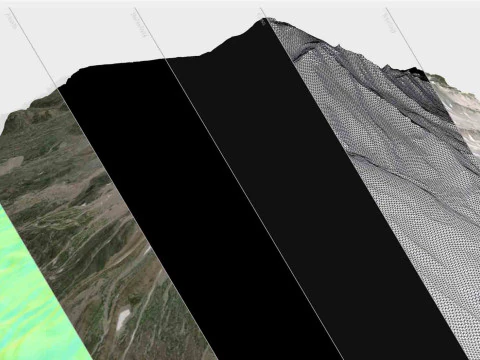 Monte Shasta California Stati Uniti Modello 3D