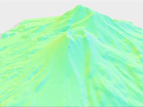 Monte Shasta California Stati Uniti Modello 3D