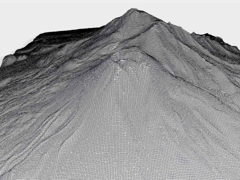 Monte Shasta California Stati Uniti Modello 3D