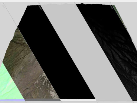 Vulcano Shiveluch Penisola di Kamchatka Modello 3D