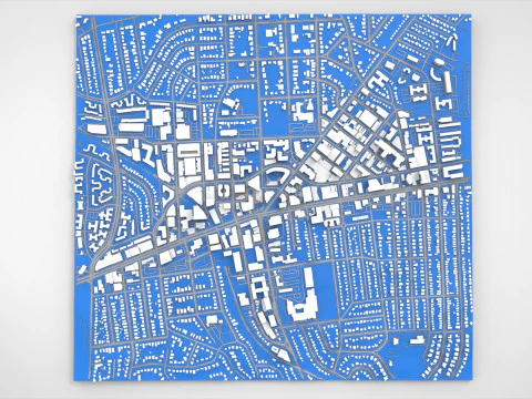 Paesaggio urbano Bethesda Montgomery County Maryland USA Modello 3D