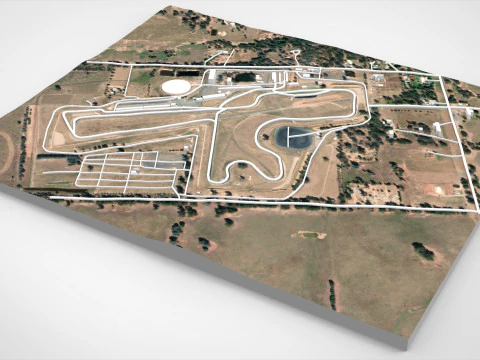 Winton Motor Raceway Australia 3D Model