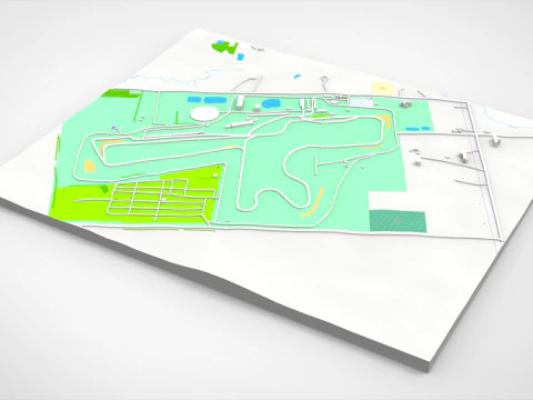 Winton Motor Raceway Australia 3D Model
