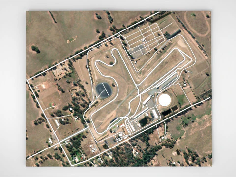Winton Motor Raceway Australia 3D Model