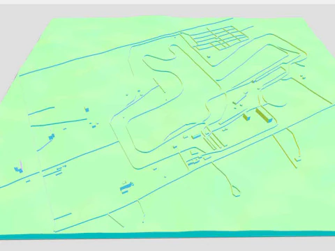 Winton Motor Raceway Australia 3D Model