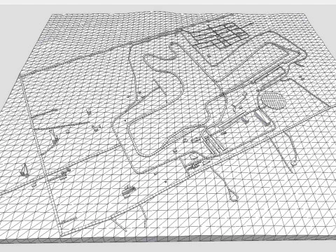 Winton Motor Raceway Australia 3D Model
