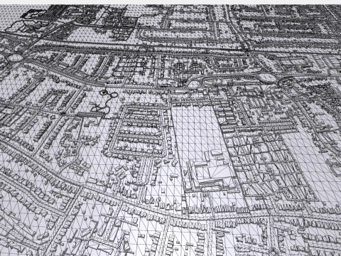 Cityscape Portchester England 3D Model