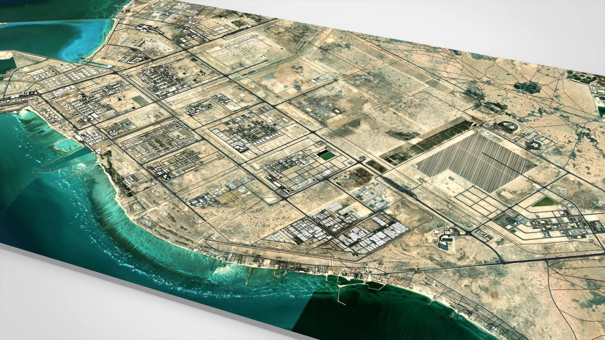 Cityscape Ad Dhahirah Katar 3D Model .c4d .max .obj .3ds .fbx .stl .blend 