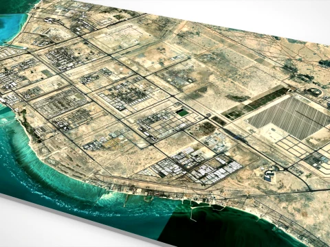 Paisagem urbana de Ad Dhahirah Katar Modelo 3D