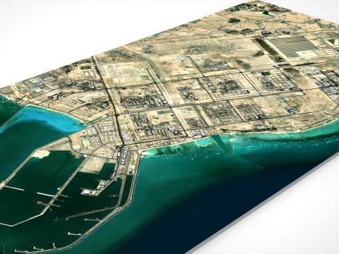 Cityscape Ad Dhahirah Katar 3D Model