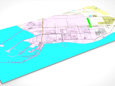 Cityscape Ad Dhahirah Katar 3D Model