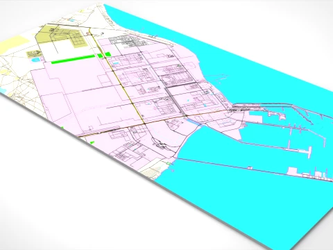 Cityscape Ad Dhahirah Katar 3D Model