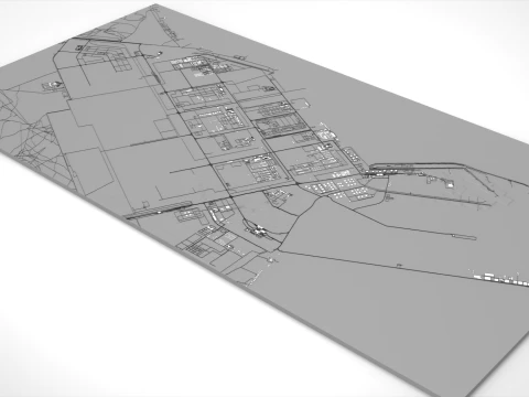 Cityscape Ad Dhahirah Katar 3D Model