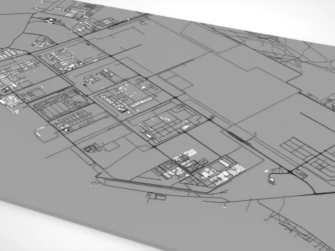 Cityscape Ad Dhahirah Katar 3D Model