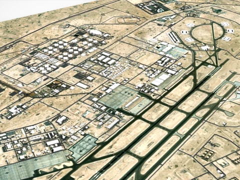 Al Udeid Air Base Doha Qatar 3D Model