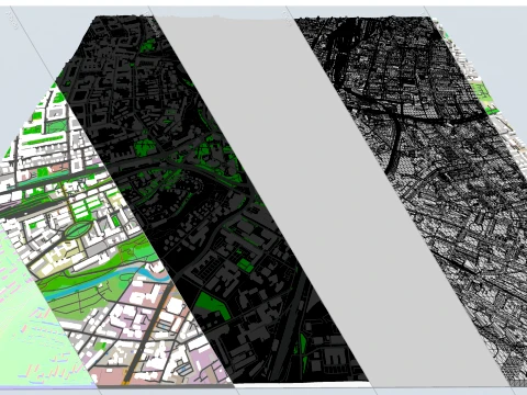 Cityscape Chemnitz Germany 3D Model