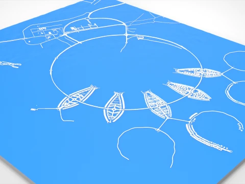 두라트 알바레인 군도 페르시아만 3D 모델