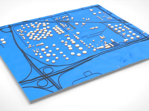 Enbridge South Edmonton Terminal 3D Model