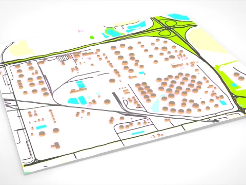 Enbridge South Edmonton Terminal 3D Model