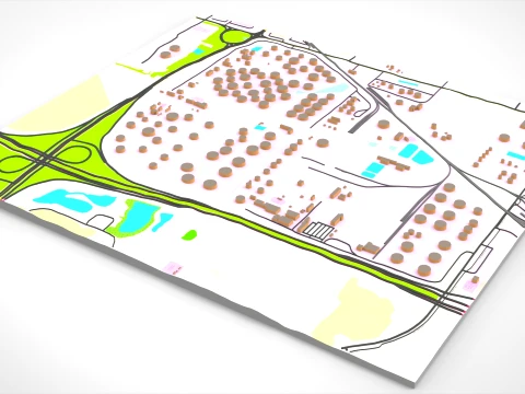 Enbridge South Edmonton Terminal 3D Model
