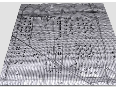 Enbridge South Edmonton Terminal 3D Model