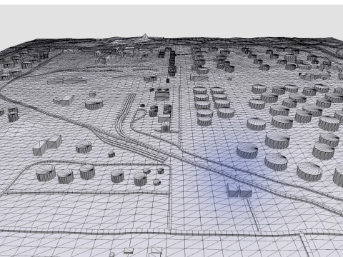 Enbridge South Edmonton Terminal 3D Model