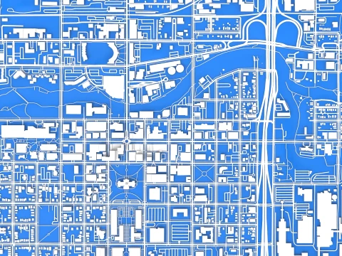 Cityscape Lansing United States 3D Model