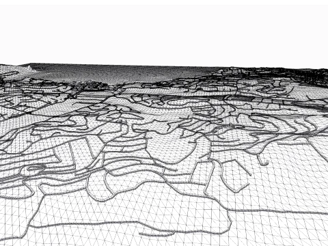Cityscape Moraira Spain 3D Model