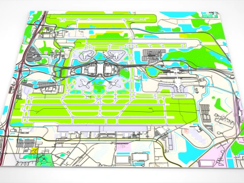 Orlando International Airport United States 3D Model