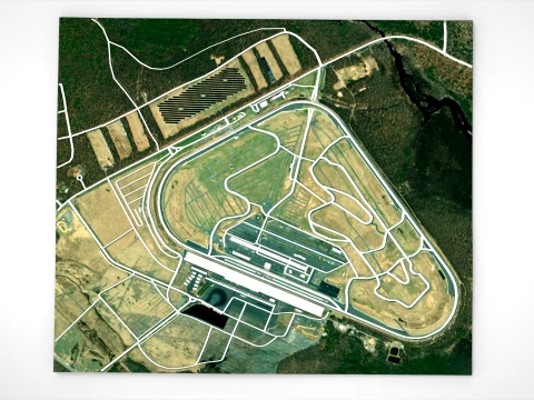 Pocono Raceway Pennsylvania USA 3D Model