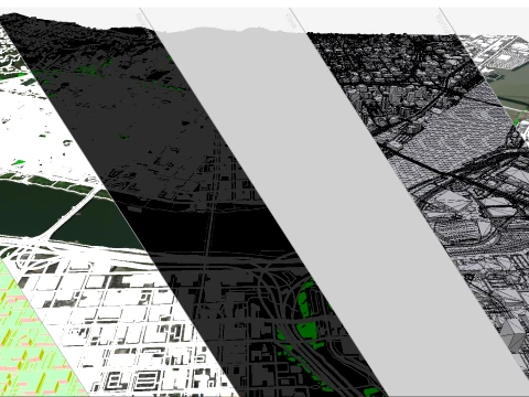 Cityscape Portland Oregon USA 3D Model
