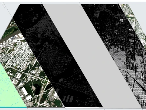 Cityscape Savannah Georgia United States 3D Model