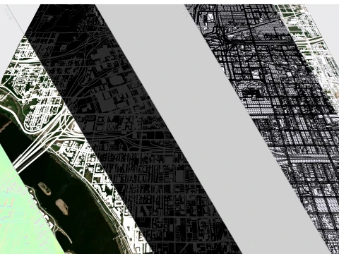 Cityscape Tulsa Oklahoma United States 3D Model