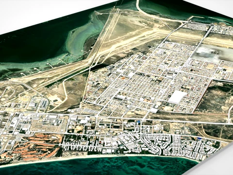 Cityscape Ras Tanura Saudi Arabia 3D 모델