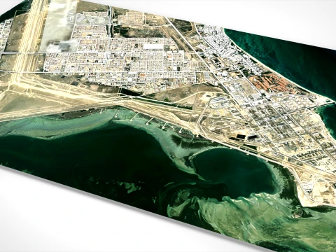 Cityscape Ras Tanura Saudi Arabia 3D Model