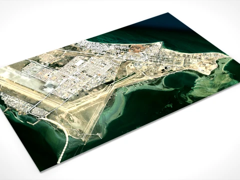 Cityscape Ras Tanura Saudi Arabia 3D Model